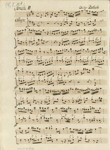 Partition complète, 6 flûte sonates, 11: D, 12: Am, 13: Dm, 14: Gm, 15: Em, 16: G
