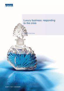 Luxury business : responding to the crisis  