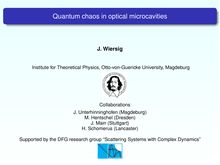Quantum chaos in optical microcavities