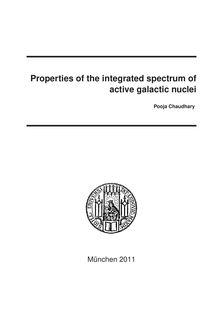 Properties of the integrated spectrum of active galactic nuclei [Elektronische Ressource] / Pooja Chaudhary. Betreuer: Ralf Bender