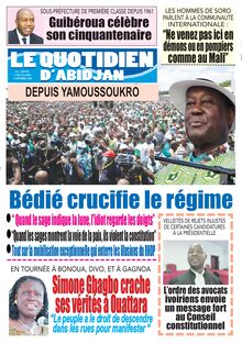 Le Quotidien d’Abidjan n°2925 - du lundi 14 septembre 2020