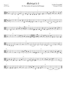 Partition ténor viole de gambe 3, alto clef, madrigaux, Book 1, Gesualdo, Carlo par Carlo Gesualdo