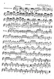 Partition complète, Valse de  Duc de Reichstadt  Variee, Op.52, Favorite Waltz  Duke Of Reichstadt  with Variations