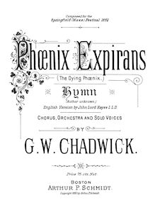 Partition complète, Phoenix Expirans, The Dying Phoenix, Chadwick, George Whitefield