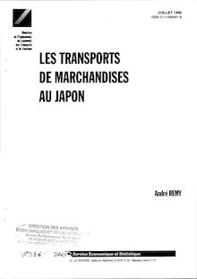Les transports de marchandises au Japon.