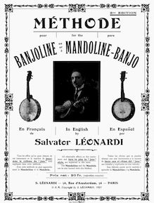 Partition complète, Methode pour Banjoline ou Mandoline-Banjo, Method for the Banjoline or Mandoline-Banjo