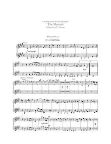 Partition clarinette 1/2 (B♭), Messiah, Handel, George Frideric