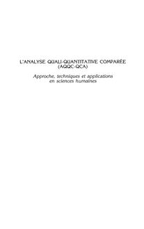 Analyse quali-quantitative comparée  (AQQC-QCA)