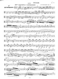 Partition viole de gambe, corde quintette No.2, Op.40, A minor, Dobrzyński, Ignacy Feliks
