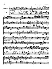 Partition Sonata No.4 en B minor, 10 violon sonates, Vol.1, 10 Sonatas for Violin and Continuo