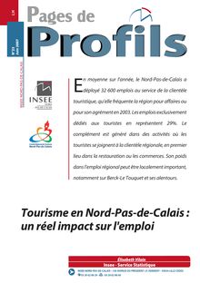 Tourisme en Nord-Pas-de-Calais :un réel impact sur l emploi