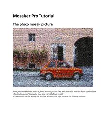 Tutorial - Make a photo mosaic picture