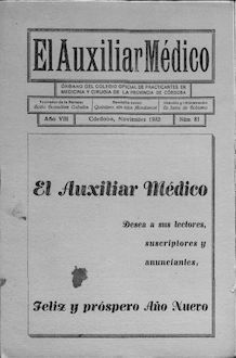 El Auxiliar Médico: revista mensual profesional, n. 081 (1932)