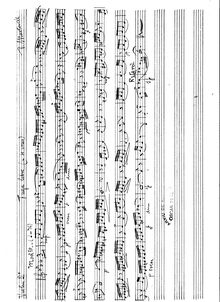 Partition violon II, viole de gambe, violoncelle, Fuga Libre, Martorell, Vicente