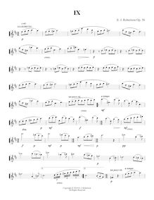 Partition No.9, 10 Duos pour flûte et clarinette, Op.56, Robertson, Ernest John par Ernest John Robertson