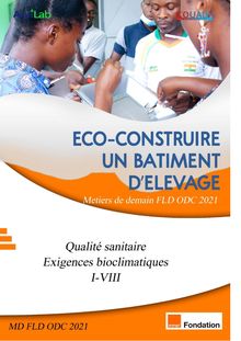 Agriculture - Eco construction (FR) - 3. Autres docs - Qualité sanitaire exigence bioclimatique - AgriLab
