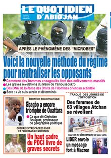 Le Quotidien d’Abidjan n°2980 - du mardi 1er décembre 2020