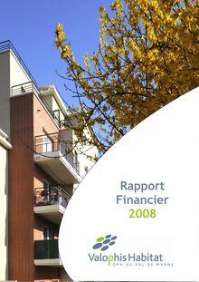 Rapport financier valophis habitat 2008