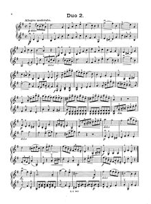 Partition Duo No.2, 12 Duos pour 2 violons, Dozen Duos for 2 Violins, Op.38