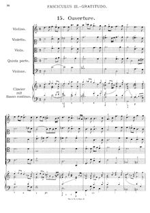 Partition Fasciculus , Gratitudo, Florilegium primum, 7 Suites for Strings