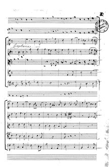 Partition Compete score, Benedictus Dominus, Lully, Jean-Baptiste