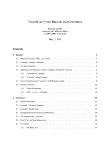 Tutorial on Python Iterators and Generators