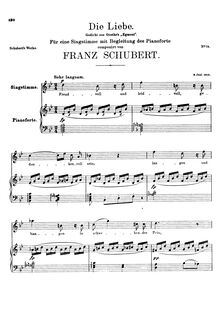 Partition complète, Original key, Klärchen s Song from Goethe s Egmont