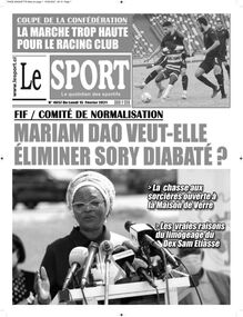 Le Sport n°4657 - du lundi 15 février 2021