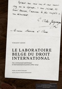 Le laboratoire belge du droit international