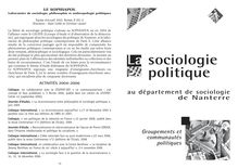 La sociologie politique - www.revuedumauss.com.fr