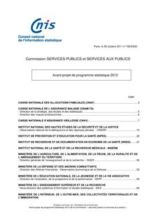 Commission SERVICES PUBLICS et SERVICES AUX PUBLICS