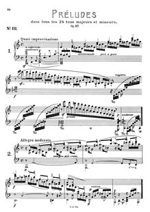 Partition complète (scan), Préludes, Op.67, Hummel, Johann Nepomuk