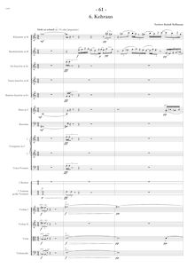 Partition , Kehraus (pages 61-83), 6 Miniaturen für Kammerorchester