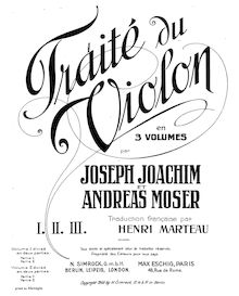 Partition Book 2b, violon School, Joachim, Joseph