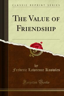 Value of Friendship