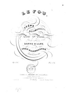 Partition complète, Le Fou, Op.136, "Le Fou", Scene Dramatique for Piano par Friedrich Wilhelm Kalkbrenner