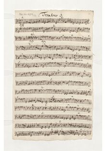 Partition Trombone 3 , partie, Missa Sine nomine, Palestrina, Giovanni Pierluigi da