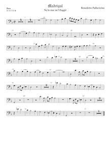 Partition viole de basse, Madrigali a 5 voci, Libro 2, Pallavicino, Benedetto par Benedetto Pallavicino