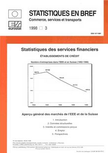 Statistiques des services financiers