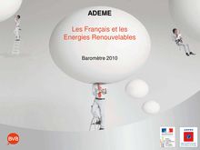 ADEME  Les Français et les Energies Renouvelables   - Rapport d’étude -  