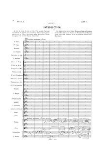 Partition Sc.1: Introduction, Gwendoline, Opéra en deux actes et trois tableaux