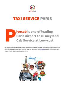 TAXI SERVICE PARIS