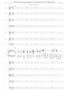 Partition , Vivace, Piano Concerto No.1, Plante, Cyril par Cyril Plante