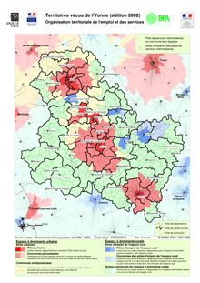Territoires vécus de l Yonne (Édition 2002) Organisation territoriale de l emploi et des services
