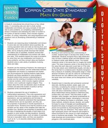 Common Core State Standards: Math 6th Grade (Speedy Study Guides)