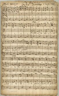 Partition complète, Wandelt en der Liebe, TWV 1:1498, D, Telemann, Georg Philipp par Georg Philipp Telemann