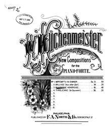 Partition complète, Rhapsodie Hongroise, D minor, Küchenmeister, Wilhelm