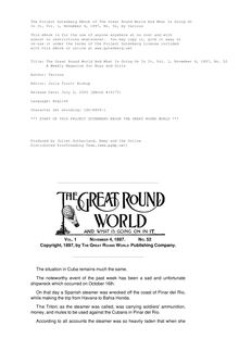 The Great Round World And What Is Going On In It, Vol. 1, November 4, 1897, No. 52 - A Weekly Magazine for Boys and Girls