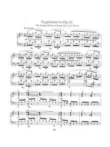 Partition Original version of Presto, Grand Sonata No.2 Op.22, G Minor
