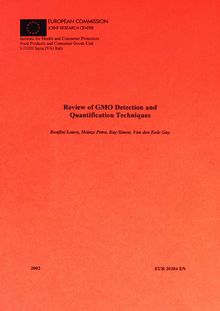 Review of GMO detection and quantification techniques